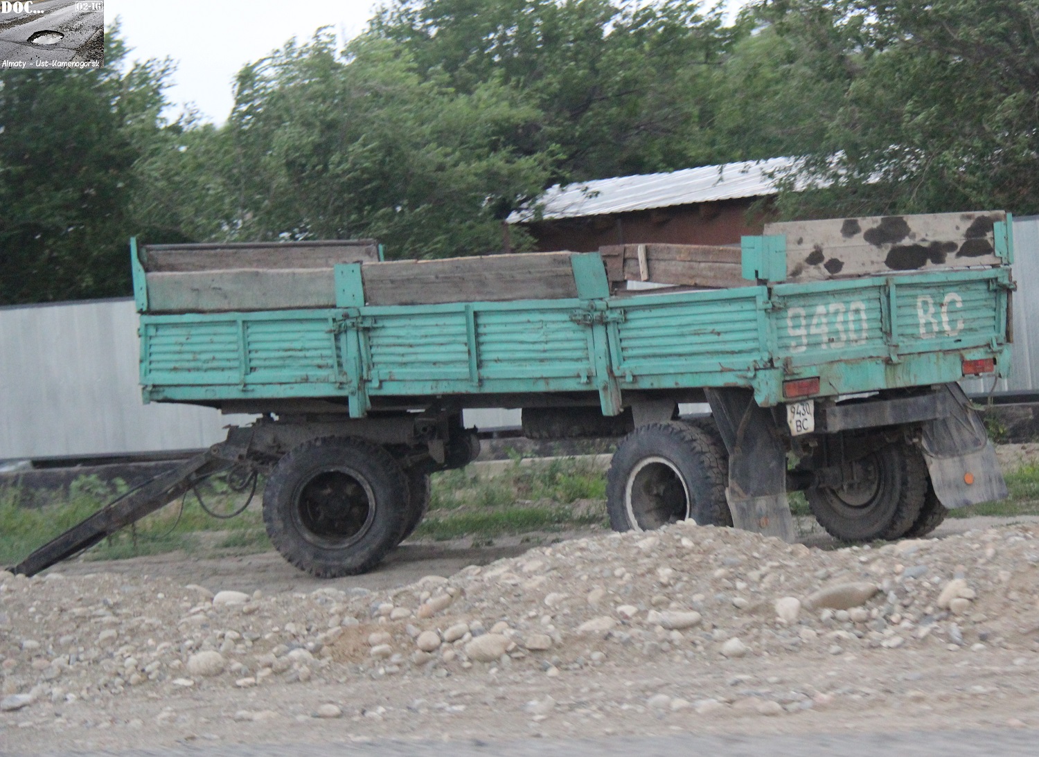 9430 BC, SZAP 8350 (Almaty Oblast) License plate Kazakhstan