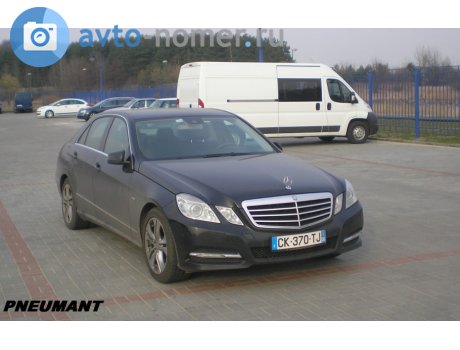 Ck 370 Tj Mercedes Benz E Klasse Alpes Maritimes French License Plate