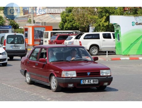 07 Rz 860 Tofas Dogan Antalya License Plate Of Turkey