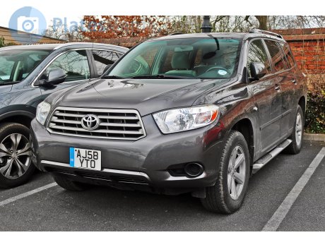 Aj58 Yto Toyota Highlander Peterborough License Plate Of The Aj58 Yto Toyota Highlander