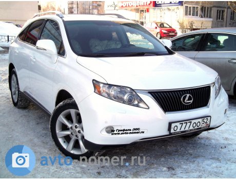 о777оо52, Lexus RX
