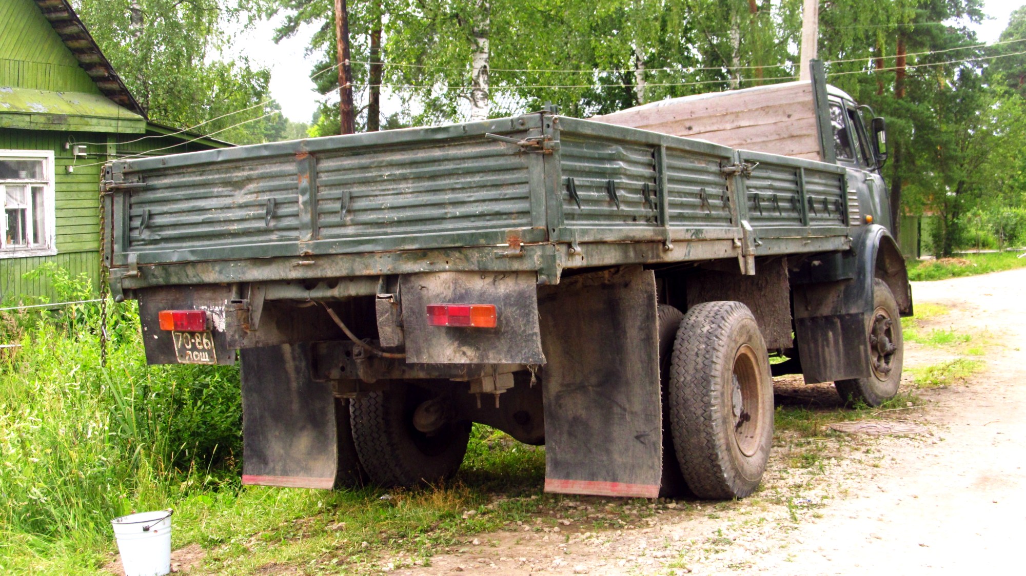 Маз 5549 из бумаги