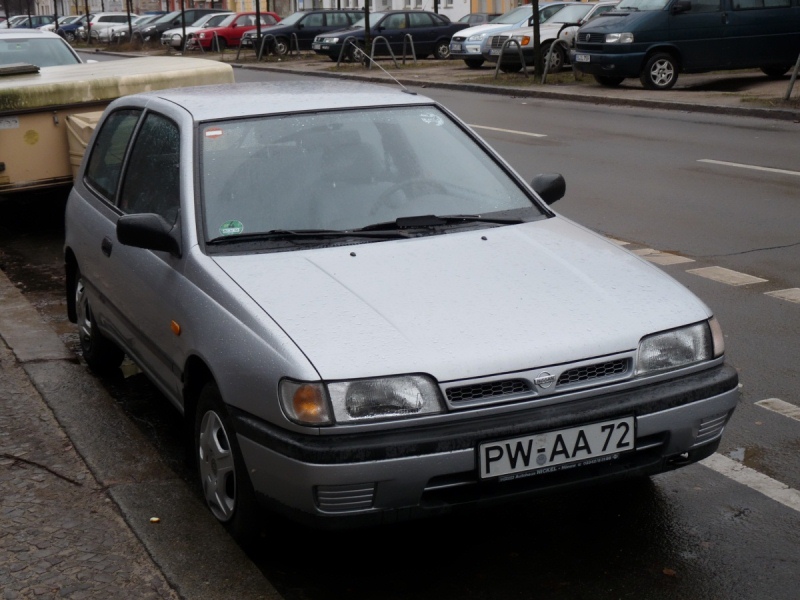 PW AA 72, Nissan Sunny 7th gen 3-door Hatchback (N14; EU-market), 1990–1996