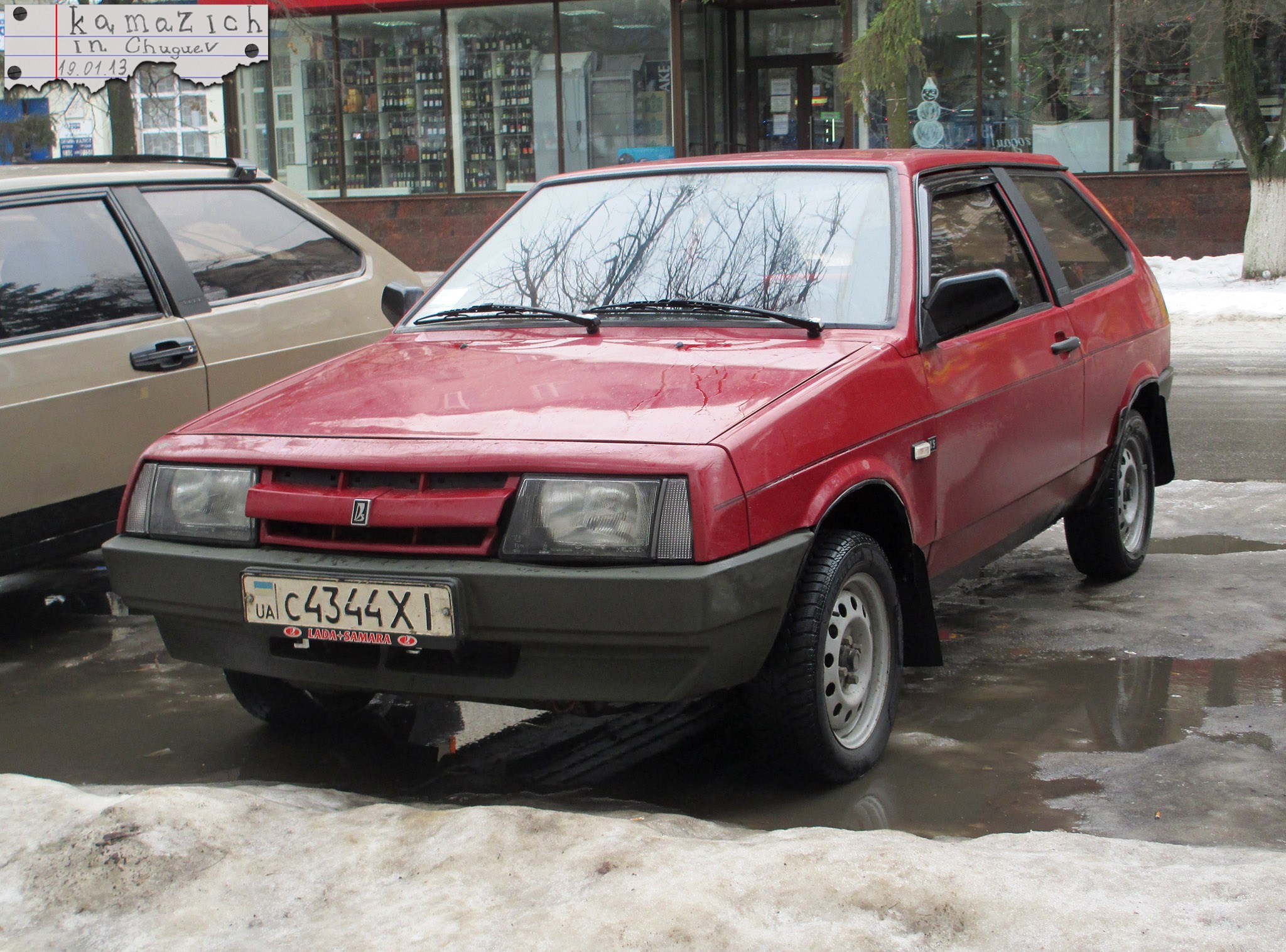 с 4344 ХІ, Lada (VAZ) 2108 Спутник (Samara/Forma/Sputnik) 3-door Hatch, 1984–2003