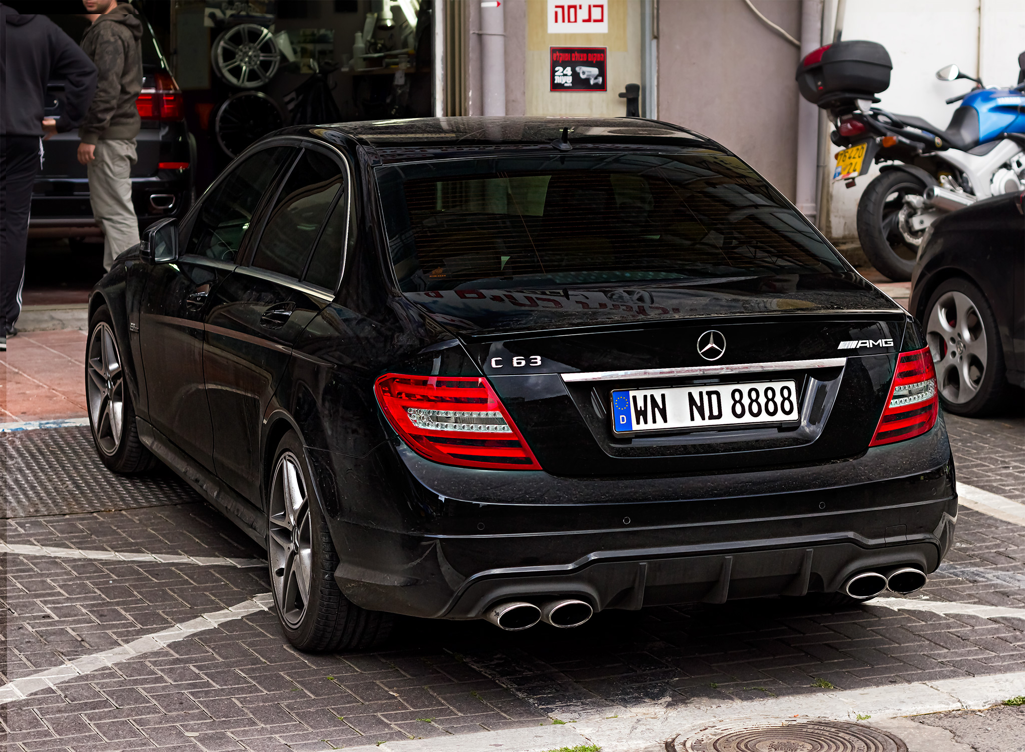 WN ND 8888, Mercedes-Benz C-Klasse 3rd gen Sedan (W204), 2007–2015