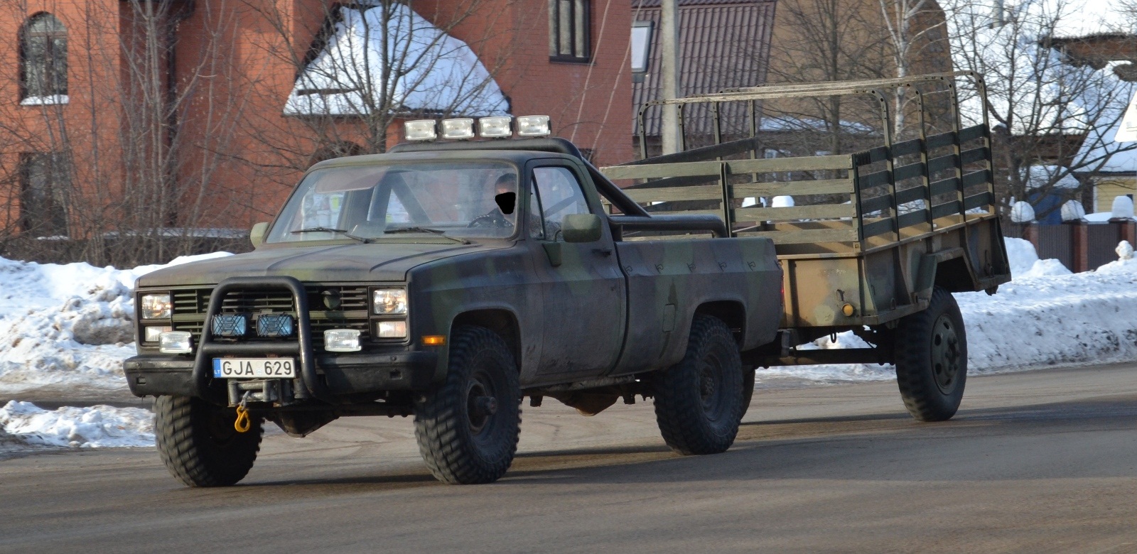 GJA 629, Chevrolet CUCV M1008 Pickup, 1984–1987