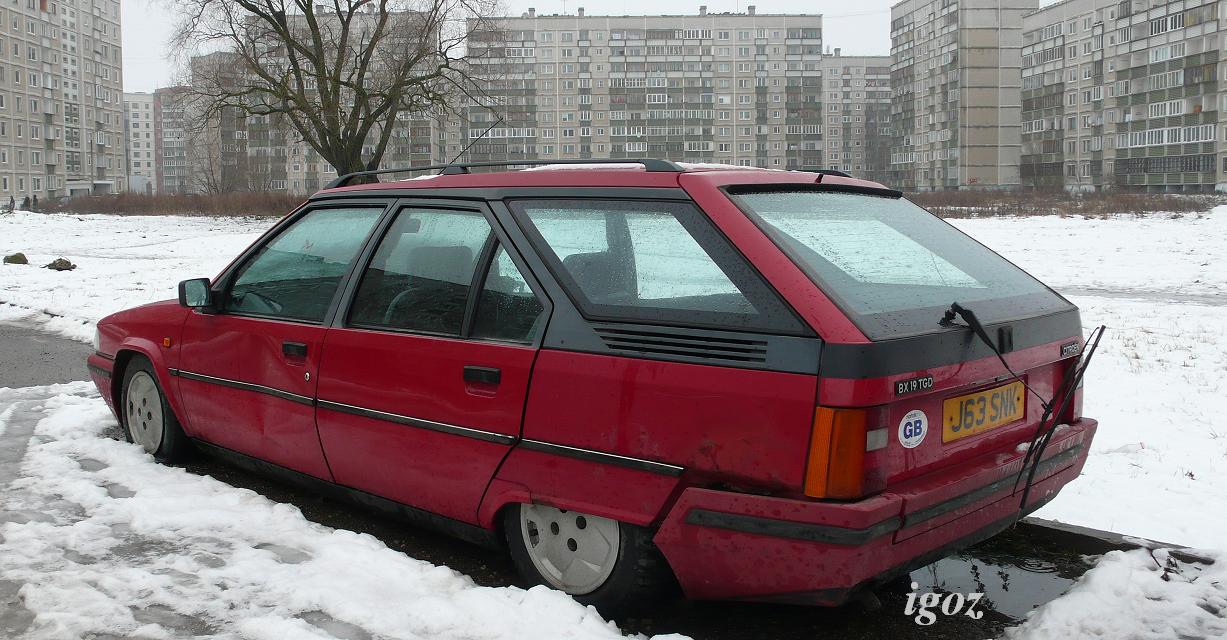 J63SNK, Citroёn BX 1st gen Break (XB), 1985–1994