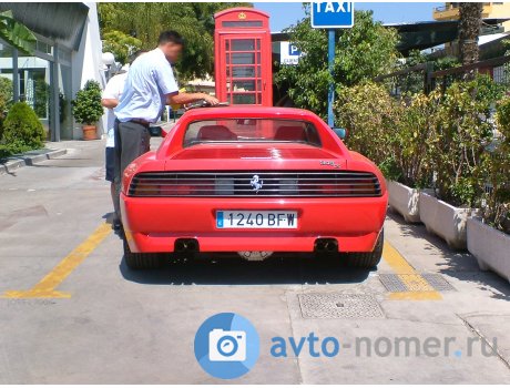 1240 BFW, Ferrari 348