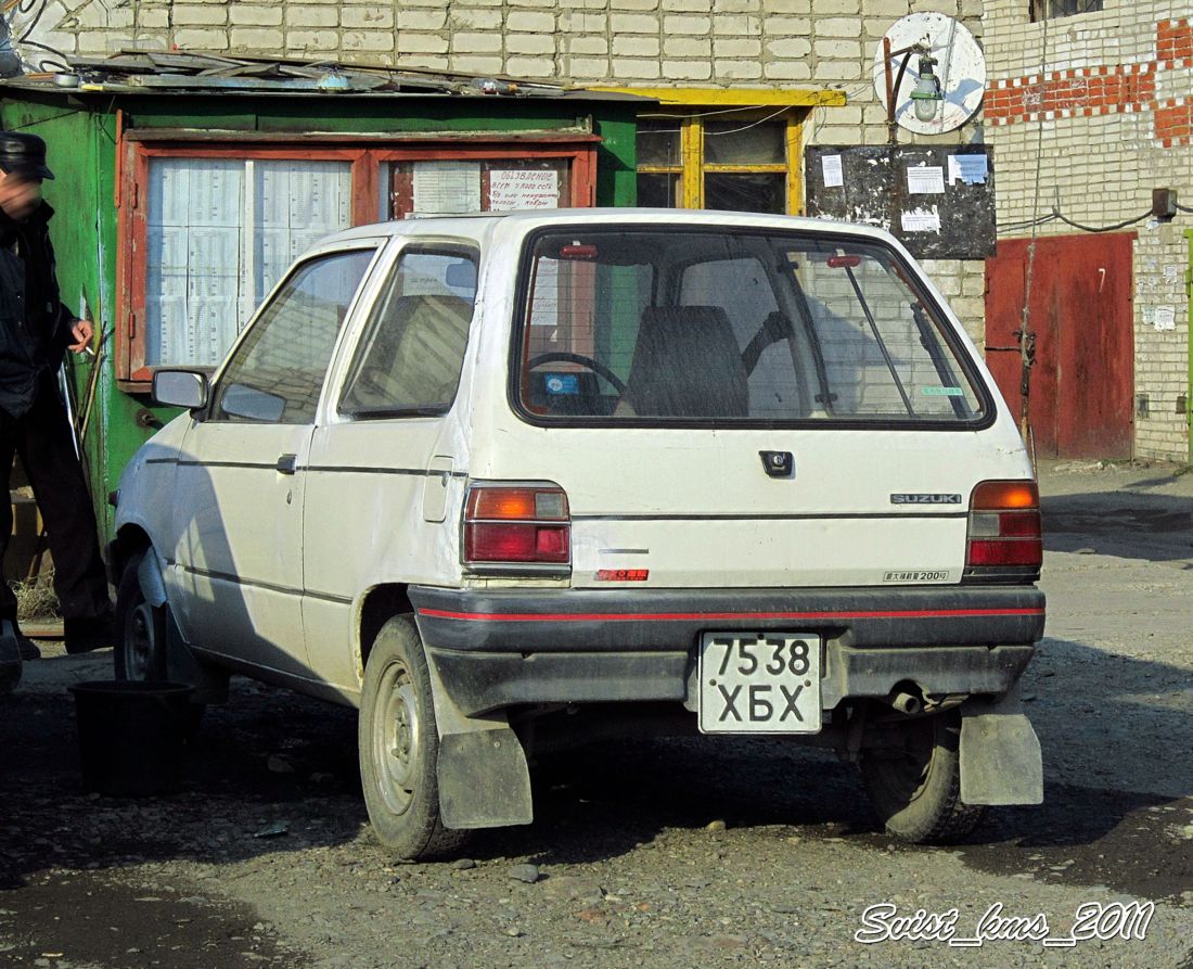 7538 ХБХ, Suzuki Alto 2nd gen 3-door Hatch (CA71), 1984–1988 (–1993 for EU-market)