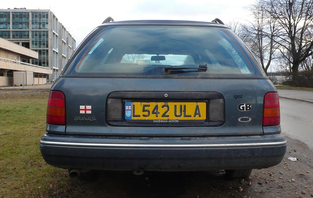 L542ULA, Ford Granada 3rd gen Wagon (DE1; UK-market), facelift, 1992–1994