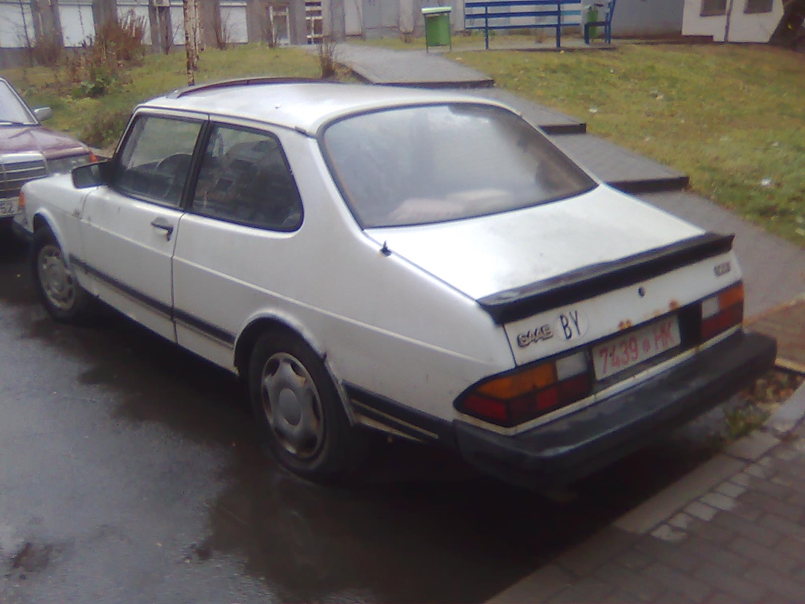 7439 HK, SAAB 900 1st gen 2-door Sedan, 1983–1993
