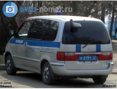 м 0191 27, Nissan Vanette Serena