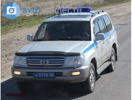 о 5778 52, Toyota Land Cruiser