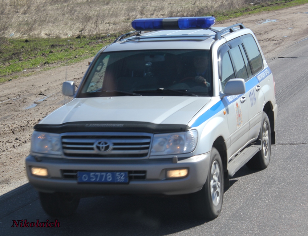 о 5778 52, Toyota Land Cruiser 100 (J100), 1998–2007