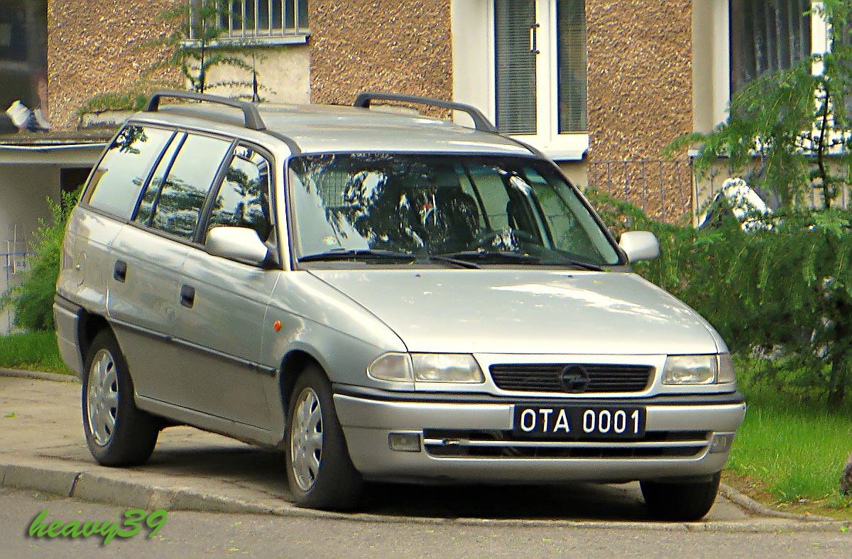 OTA 0001, Opel Astra 1st gen Caravan Wagon (F; T92), 1991–1998 (–2002 for Eastern Europe)