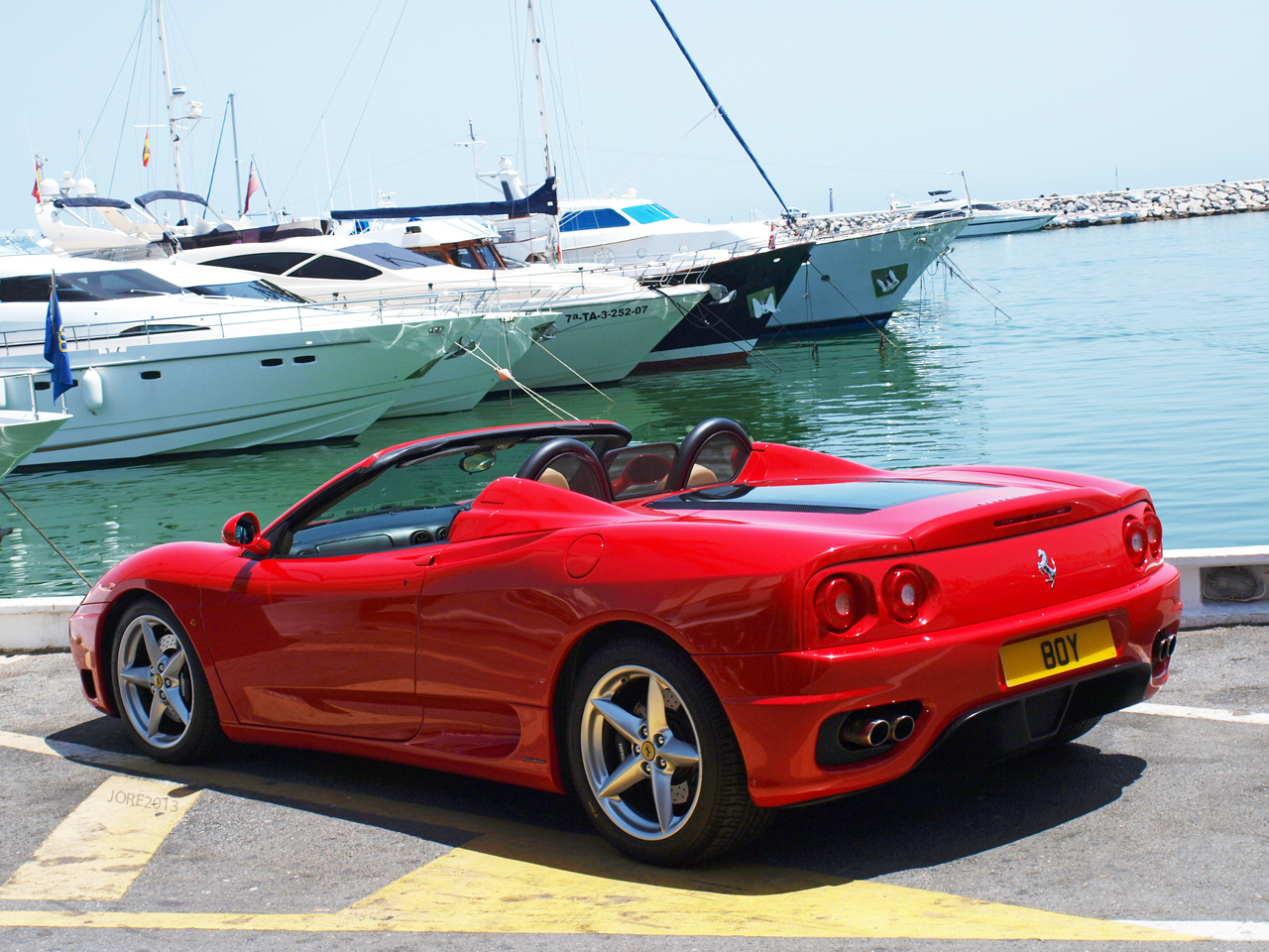 80Y, Ferrari 360 1st gen Spider (F131), 2000–2005