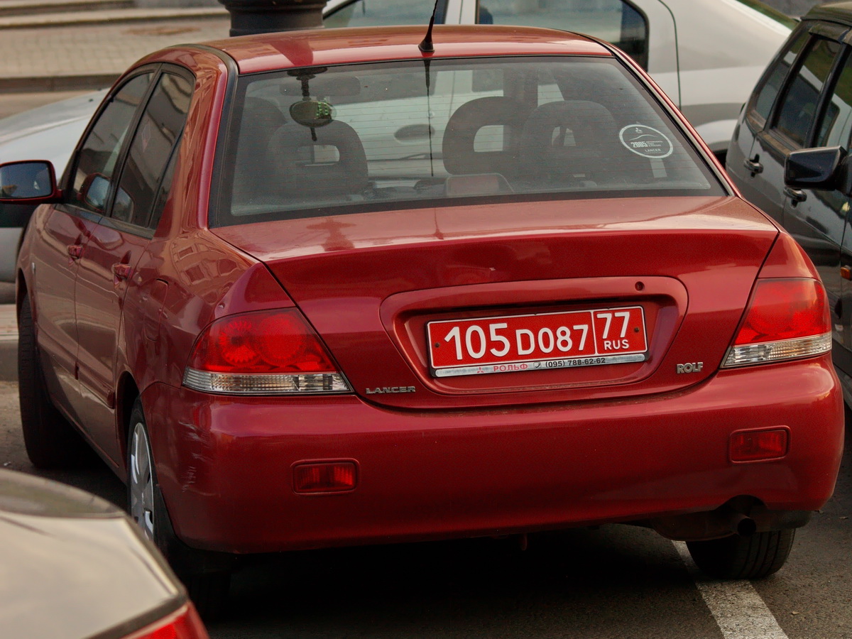105 D 087 77, Mitsubishi Lancer 