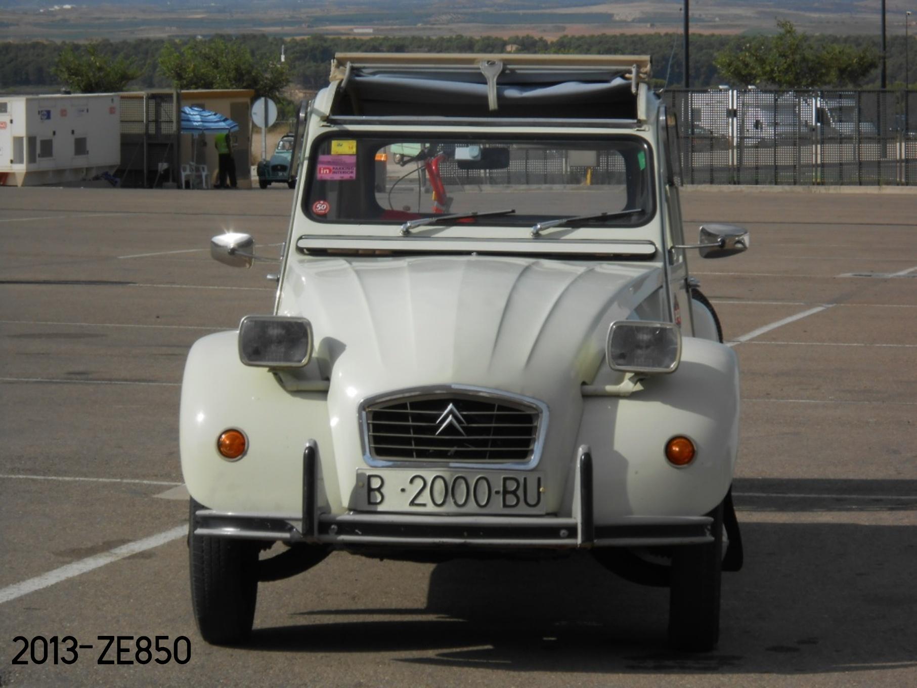 B 2000 BU, Citroёn 2CV 1st gen Sedan, 1949–1990
