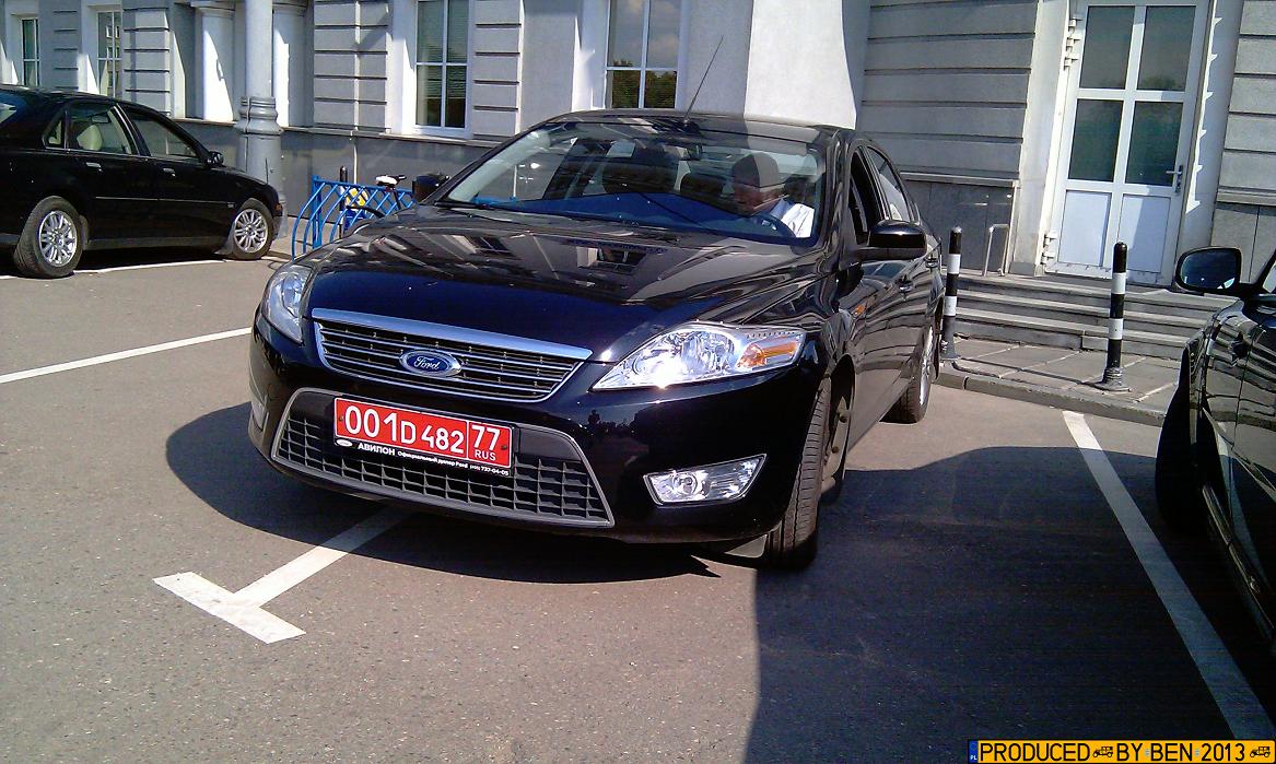 001 D 482 77, Ford Mondeo 3rd gen Sedan/Liftback (Mk4; CD345), 2007–2010 (–2011 for CN-market)