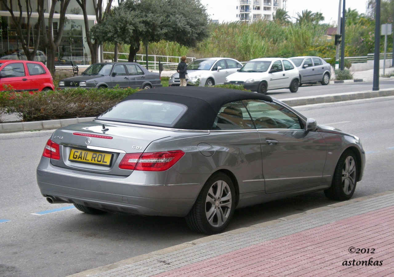 GA11ROL, Mercedes-Benz E-Klasse 4th gen Cabriolet (A207), 2010–2012