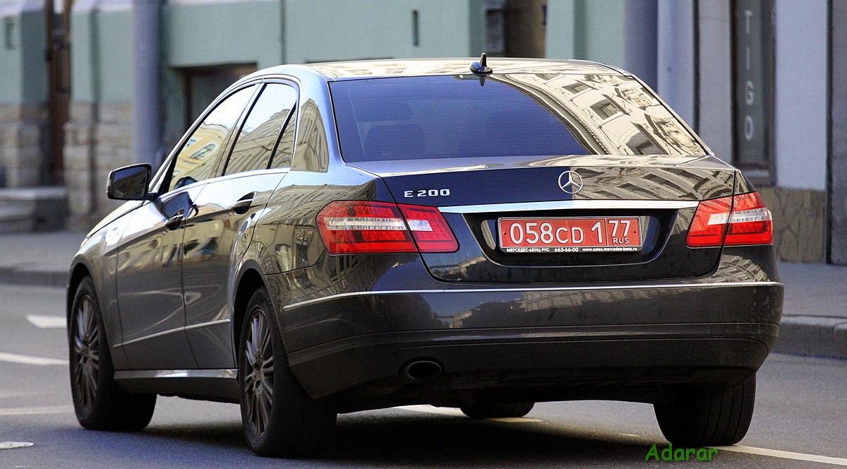 058 CD 1 77, Mercedes-Benz E-Klasse 4th gen Sedan (W212), 2009­–2013