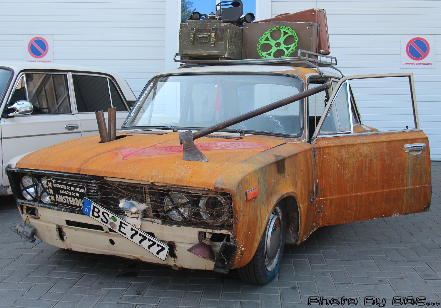 BS E 7777, License plate without vehicle 