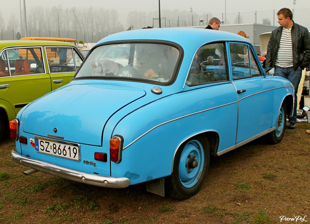 SZ 86619, FSM Syrena 2-door Sedan (105) (S-31), 1972–1983