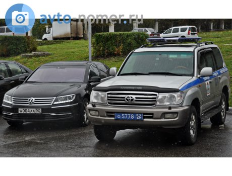 о 5778 52, Toyota Land Cruiser