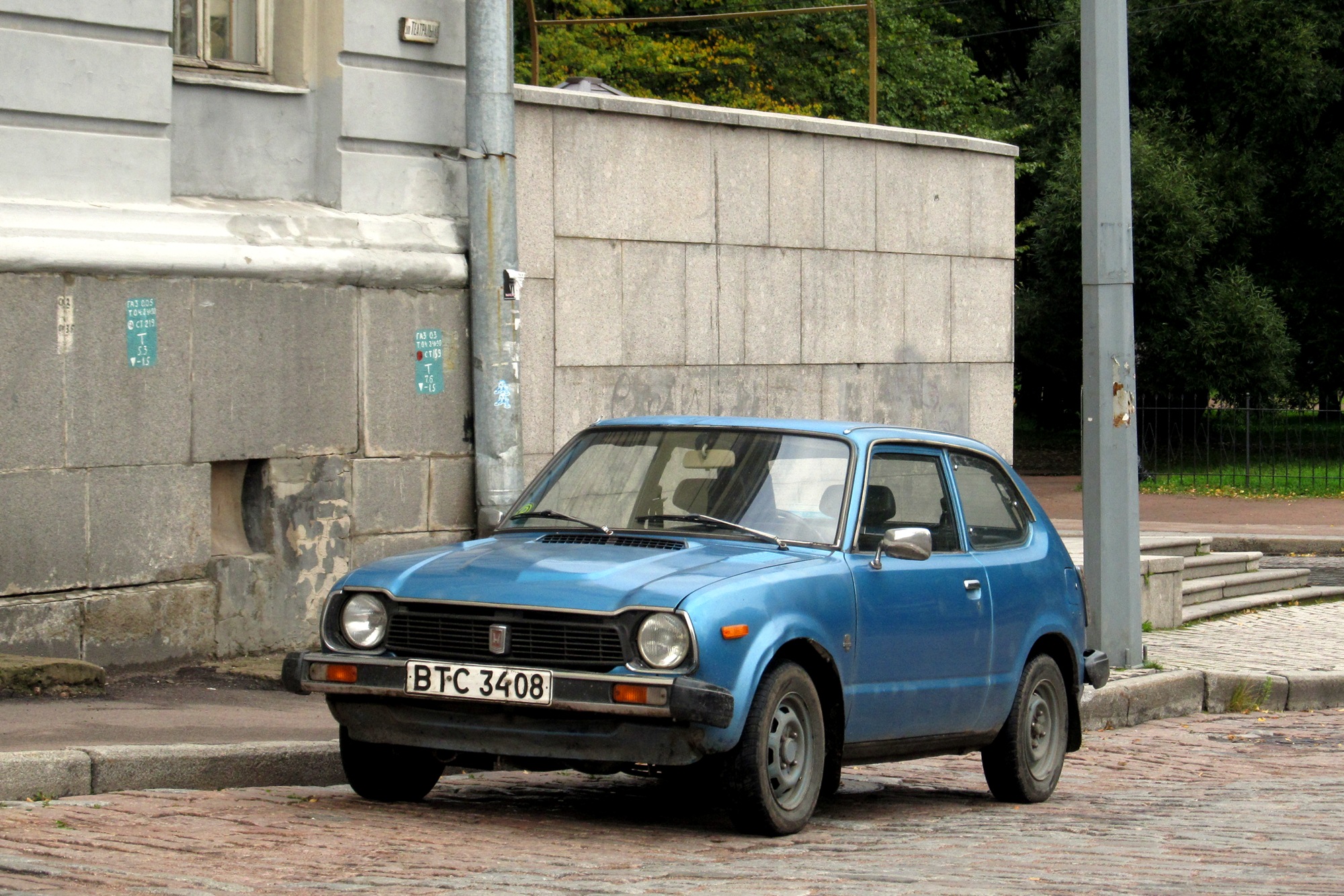 ВТС 3408, Honda Civic 1st gen 2-door Sedan/3-door Hatch (SB1/SG/SH/SE/VB), 1972–1979