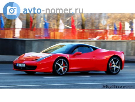 3AL 3669, Ferrari 458