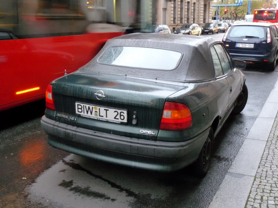 BIW LT 26, Opel Astra 1st gen Cabriolet (F; T92), 1993–1999