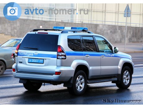 а 0007 99, Toyota Land Cruiser Prado