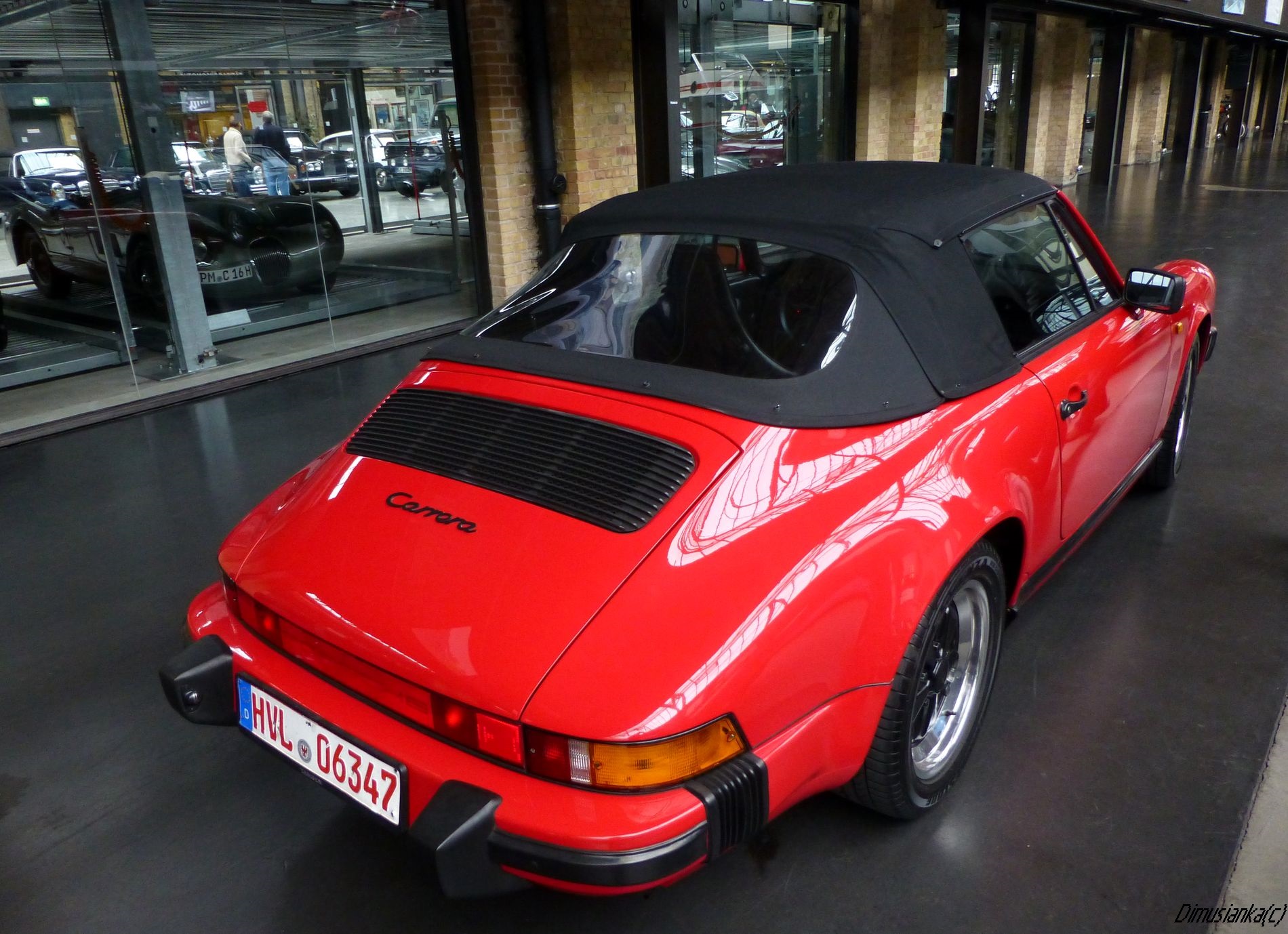 HVL 06347, Porsche 911 2nd gen Cabrio (930, G-Modell), 1984–1989