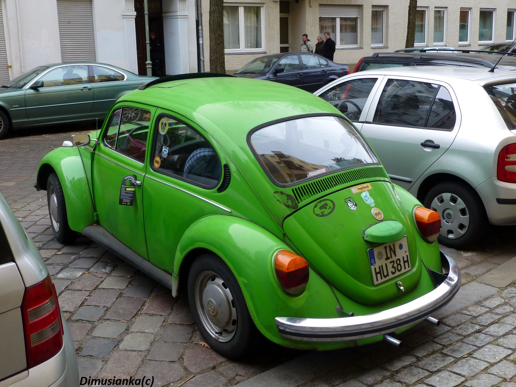 IN HU 38 H, Volkswagen Beetle 1st gen Sedan (Type 1), 1938­–2003