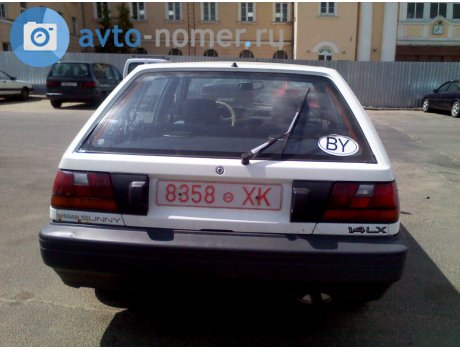 8358 XK, Nissan Sunny