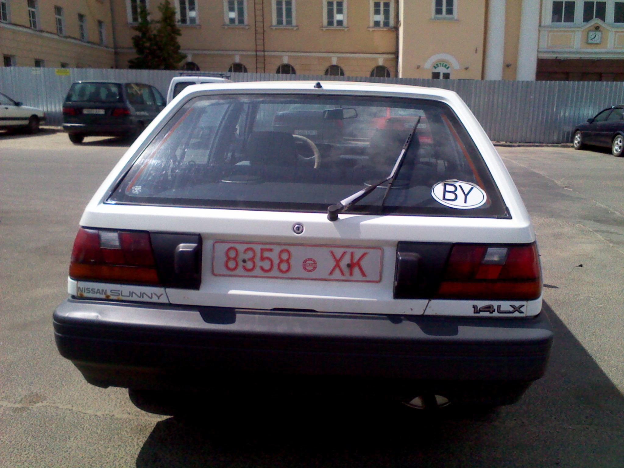 8358 XK, Nissan Sunny 6th gen 5-door Hatchback (N13; EU-market), 1986–1990