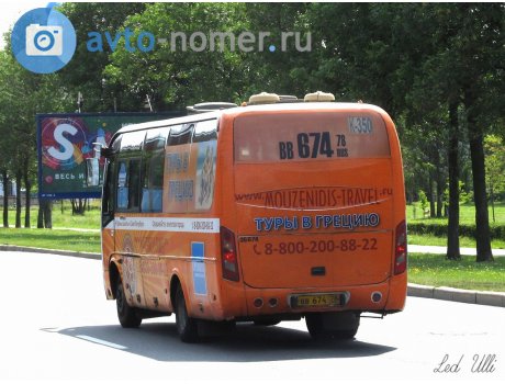 вв 674 78, Yutong ZK6737D