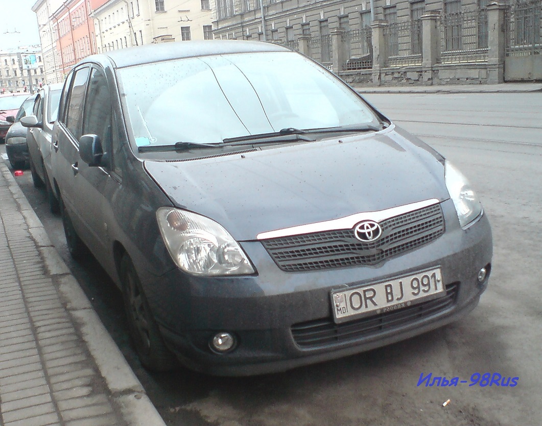 OR BJ 991, Toyota Corolla Verso 1st gen (E120), 2001–2004