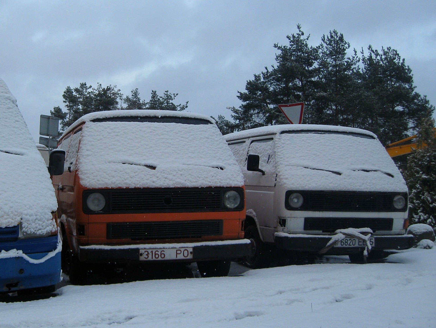 3166 PO, Volkswagen Transporter 3rd gen Van (T3), 1979–1992