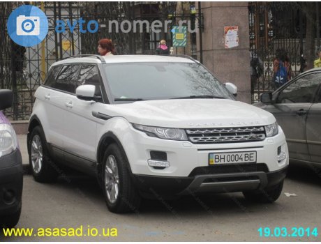 BH 0004 BE, Land Rover Range Rover Evoque
