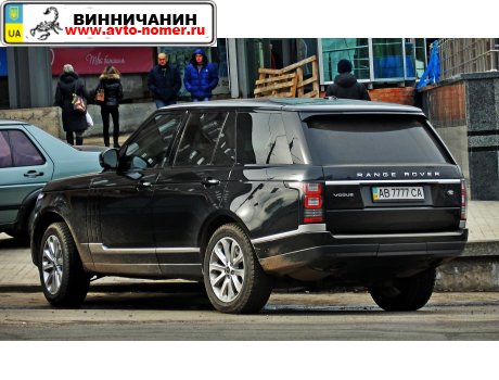 AB 7777 CA, Land Rover Range Rover
