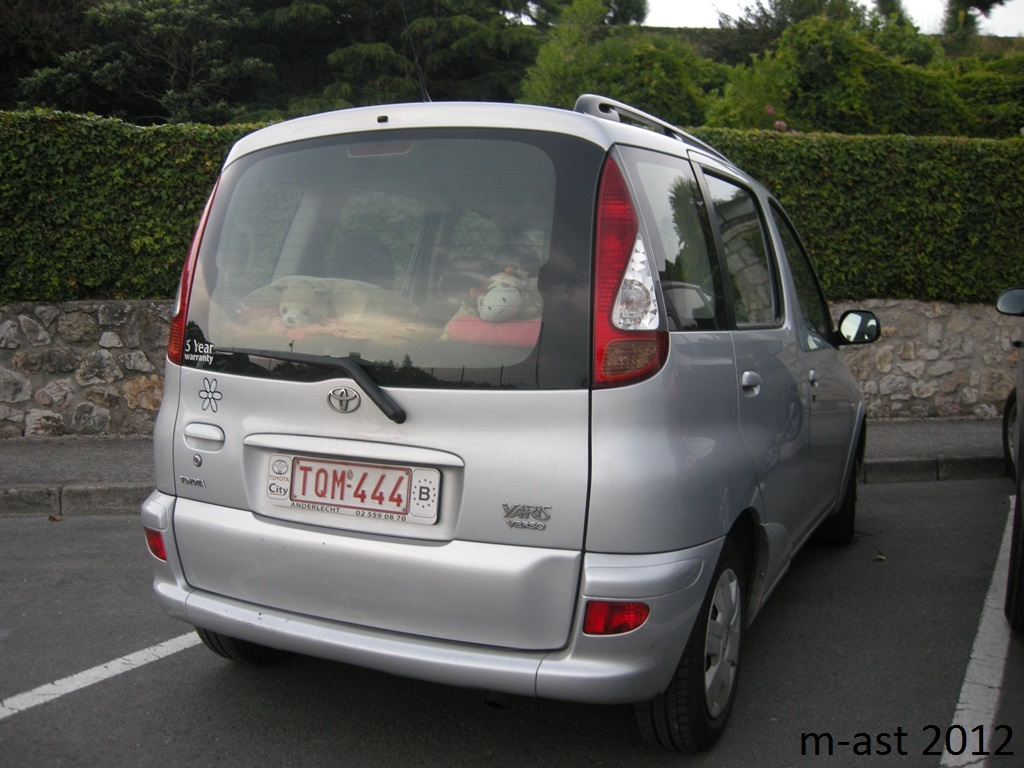 TQM-444, Toyota Yaris Verso 1st gen (XP20), 1999–2006