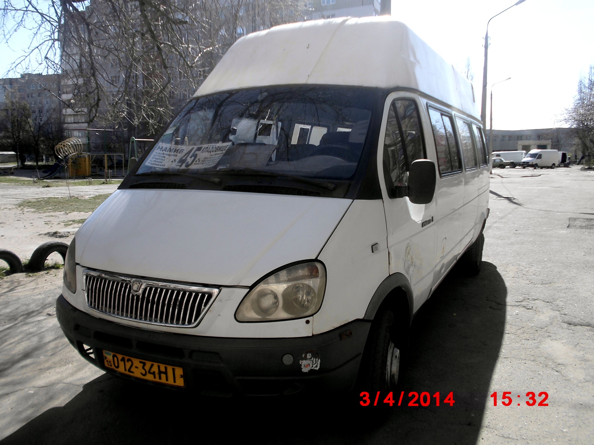 15 012-34 HI, GAZ 3221 ГАЗель 3274/3287 Long Minibus, 2003–
