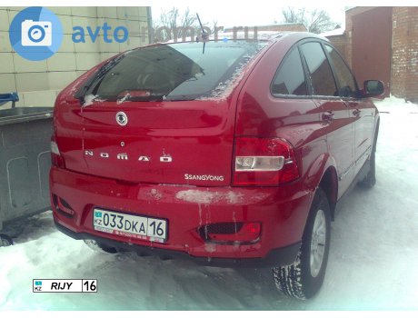 033 DKA 16, SsangYong (KGM) Nomad