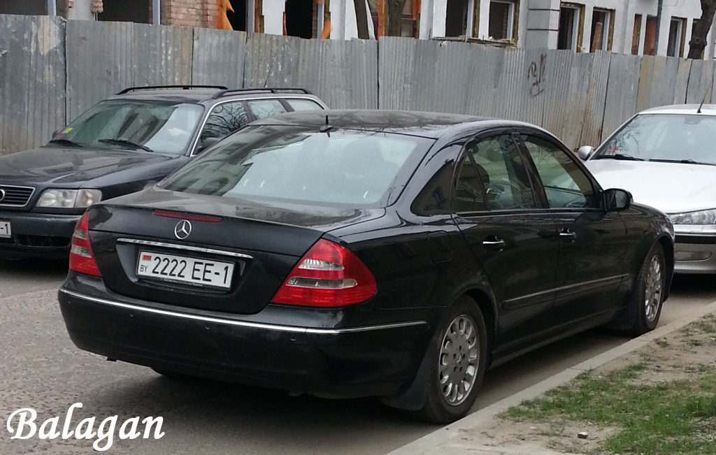 2222 EE-1, Mercedes-Benz E-Klasse 3rd gen Sedan (W211), 2002­–2009