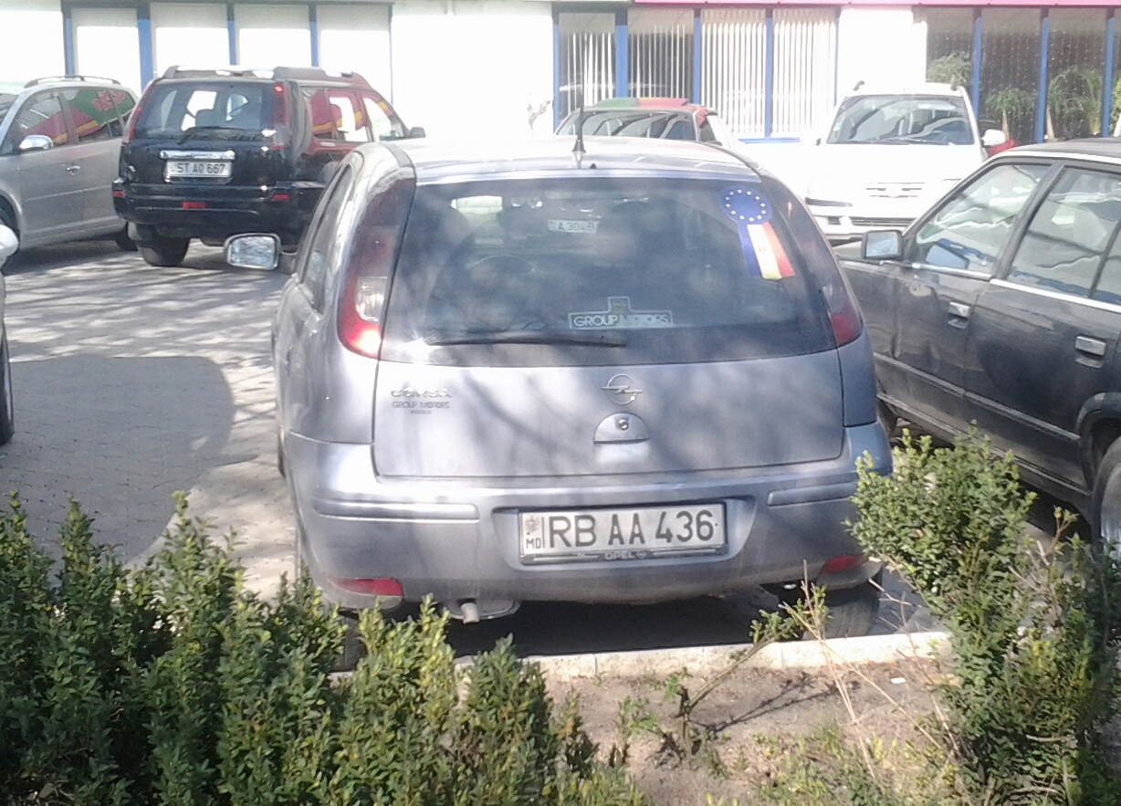 RB AA 436, Opel Corsa 3rd gen 5-door Hatch (C; X01), 2000–2006 (–2007 for ZA-market)