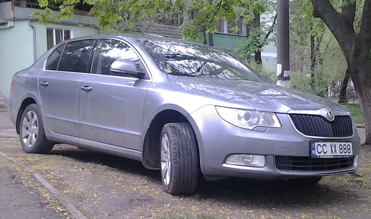CC XX 888, Skoda Superb 2nd gen Sedan/Liftback (B6/3T4), 2008–2013