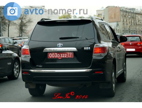 003D 322 77, Toyota Highlander