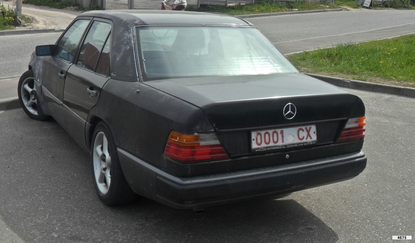 0001 CX, Mercedes-Benz E-Klasse 1st gen Sedan (W124), 1984­–1995