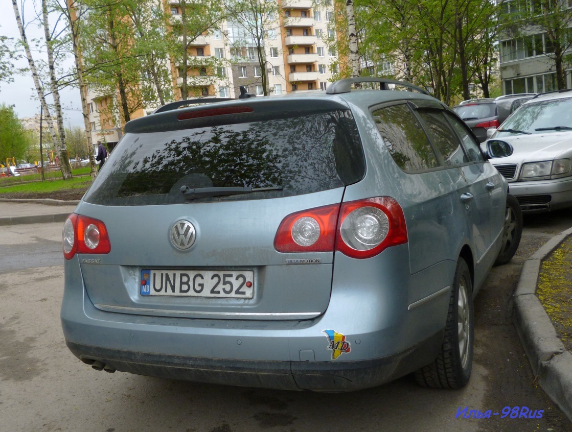 UN BG 252, Volkswagen Passat 6th gen Variant (B6; 3C), 2005–2010